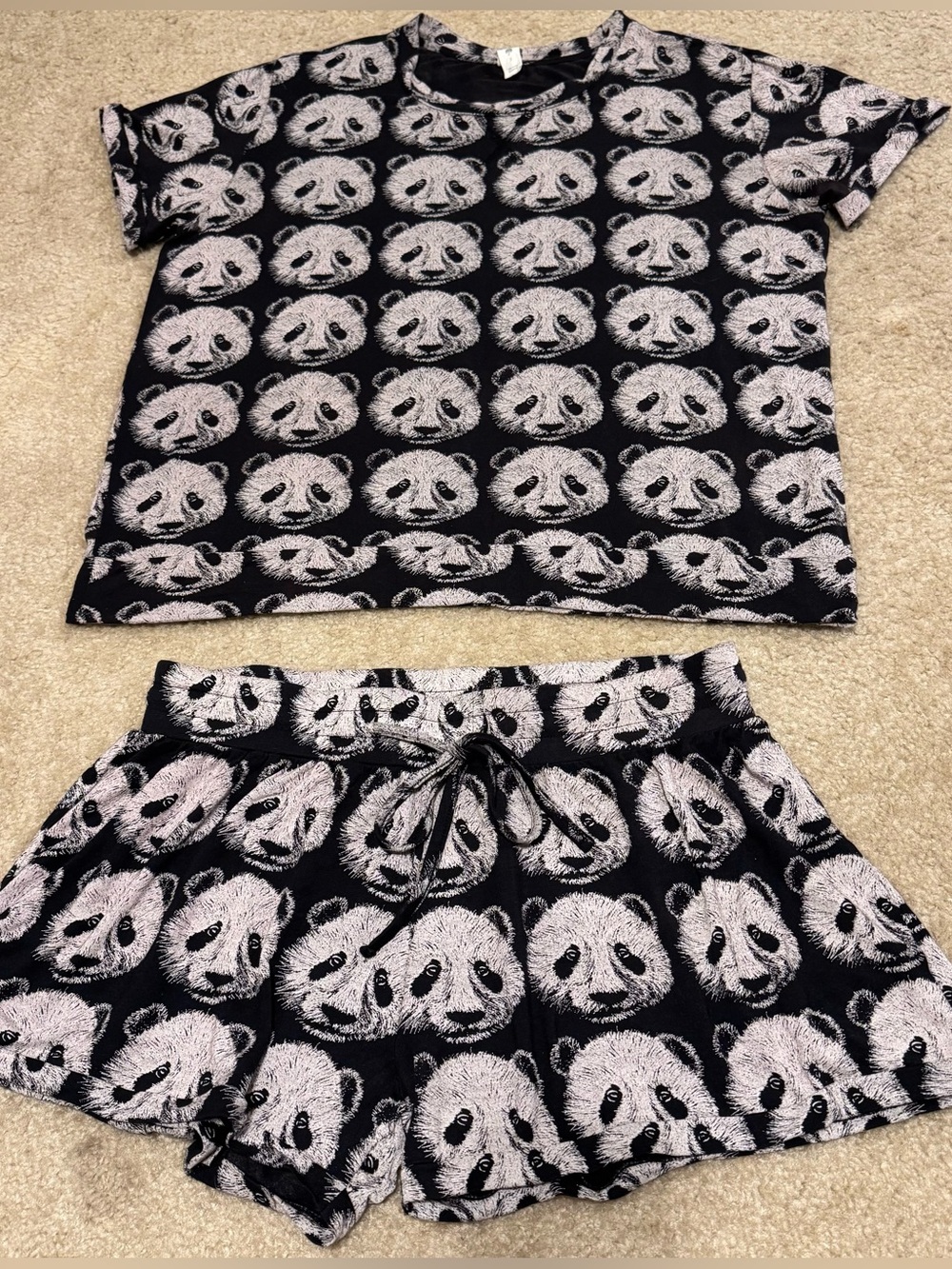 Kate Quinn Women’s Panda Tee and Shorts Set